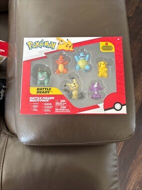 Pokemon Battle Figure Multi-Pack - Red, Yellow, Blue, Green, Purple, Orange